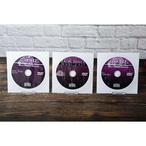 Lot of 3 Core Rhythms Dance Exercise DVDs